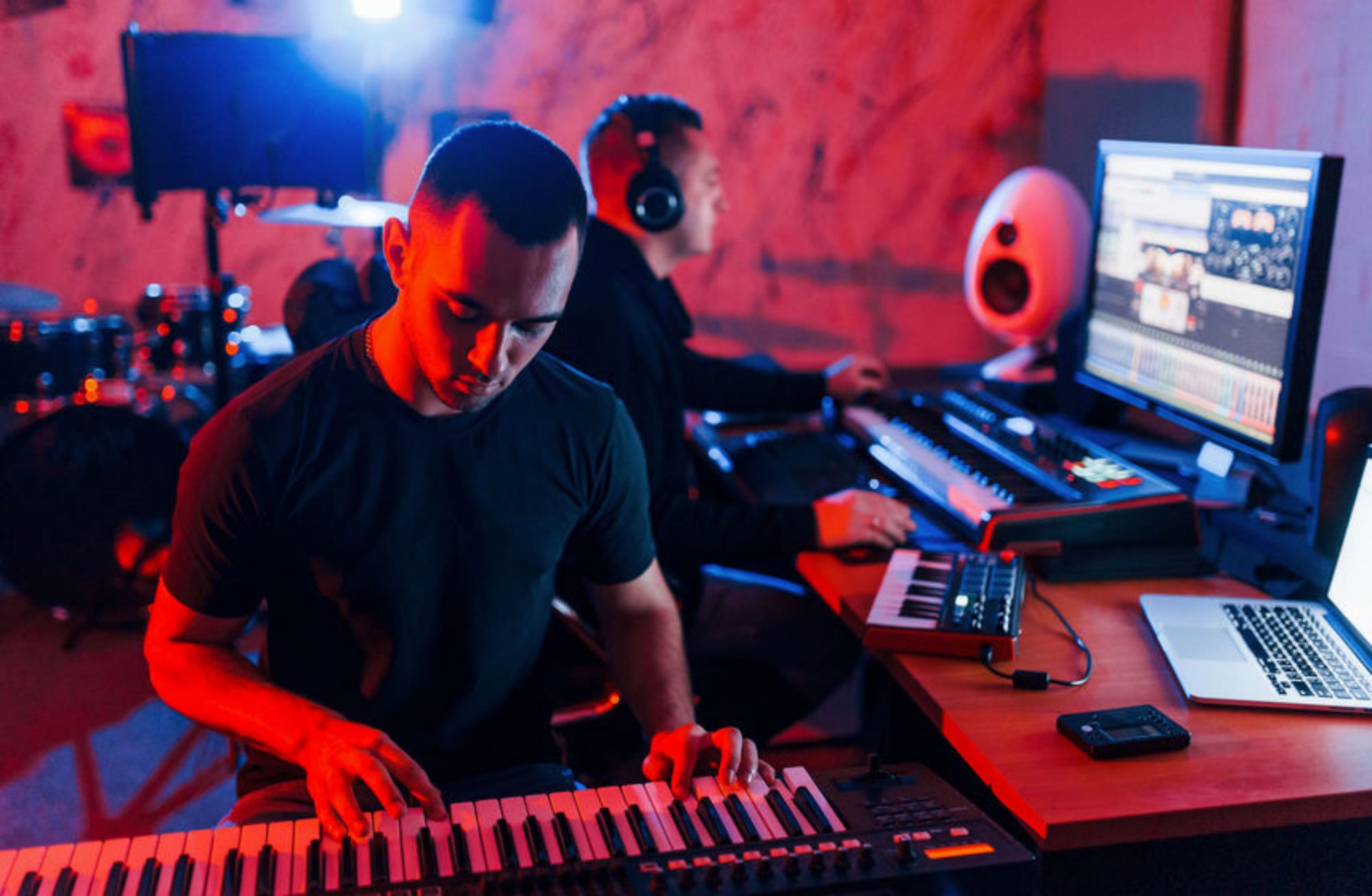 Composition d’une musique en studio
